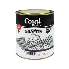 Tinta Esmalte Sintético 0,9lts Fosco Grafite Escuro Coral