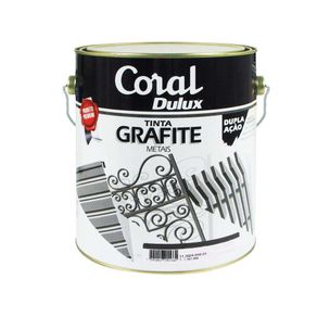Tinta Esmalte Sintético 3,6lts Fosco Grafite Escuro Coral