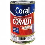 Tinta Esmalte Sintético Acetinado Branco Coralit 0,9 Lt - Coral