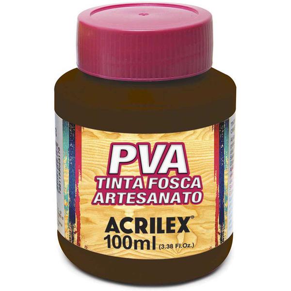Tinta Fosca para Artesanato Marrom 100ml (032100531) - Acrilex