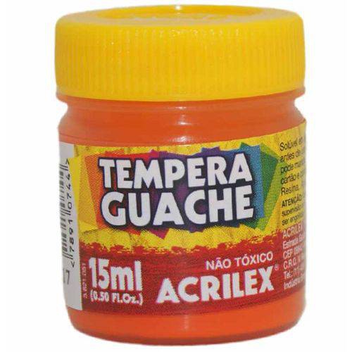 Tinta Guache 15ml Acrilex Laranja (841269)
