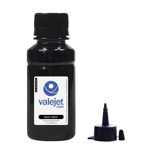 Tinta L365 para Epson Bulk Ink Valejet Black 100ml