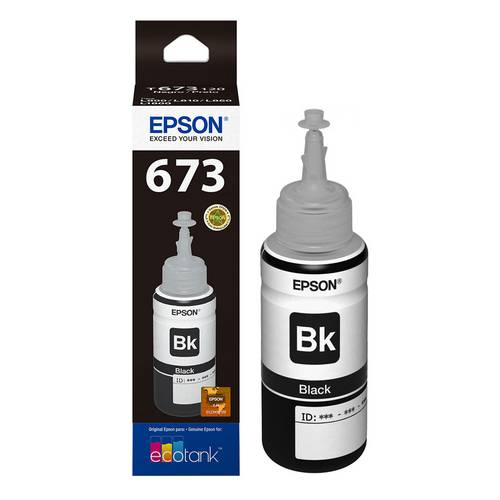 Tudo sobre 'Tinta L800 Epson Bulk Ink Black Original 70ml'