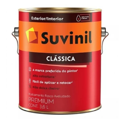 Tinta Látex Fosco Clássica Maxx Premium Marfim 3,6l Suvinil