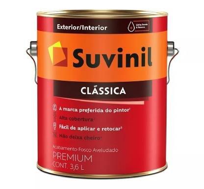 Tinta Látex Fosco Clássica Maxx Premium Pérola 3,6L Suvinil