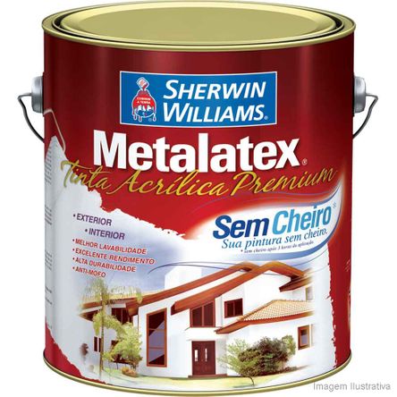 Tinta Látex Metalatex Acrílica Fosco 3,6L Erva Doce Sherwin Williams