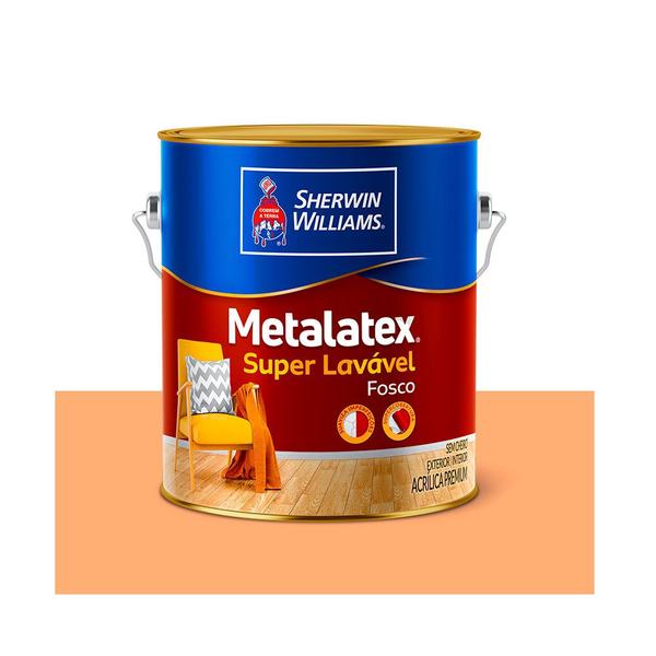 Tinta Látex Metalatex Acrílica Fosco 3,6L Laranja Sherwin Williams - Sherwin Willians