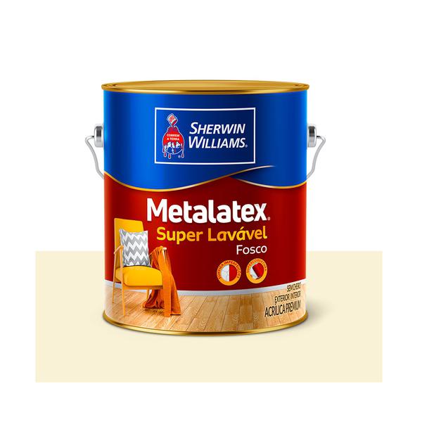 Tinta Látex Metalatex Acrílica Fosco 3,6L Palha Sherwin Williams - Sherwin Willians