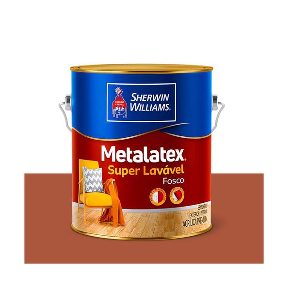 Tinta Látex Metalatex Acrílica Fosco 3,6L Terracota Sherwin Williams - Sherwin Willians