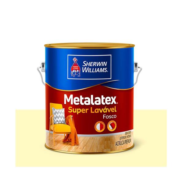 Tinta Látex Metalatex Acrílica Fosco 3,6L Vanila Sherwin Williams - Sherwin Willians