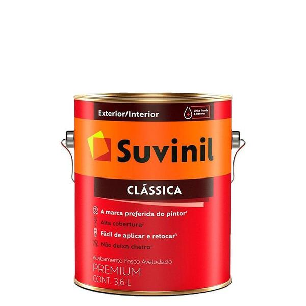 Tinta Látex Suvinil Fosco Clássica Maxx Premium 3,6 Litros