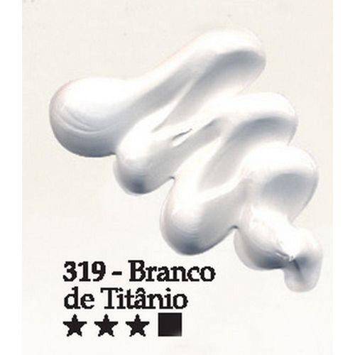 Tinta Óleo Acrilex 20ml-319-Branco de Titani