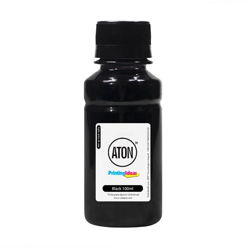 Tinta para Epson Universal Black 100ml Pigmentada Aton