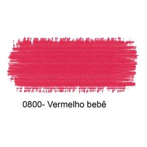 Tinta para Tecido 37ml 800 Vermelho Bebê - Acrilex 1016943