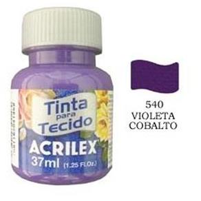 Tinta para Tecido 37ml Acrilex 1016946 - 540 - Violeta Cobalto