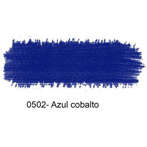 Tinta para Tecido 37ml - Acrilex - Cor 502 Azul Cobalto