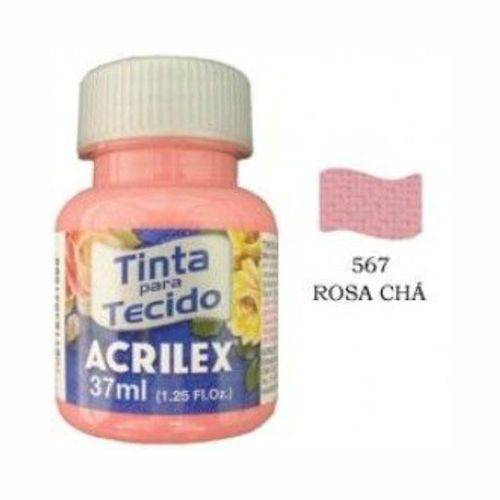 Tinta para Tecido Rosa Chá Acrilex 567