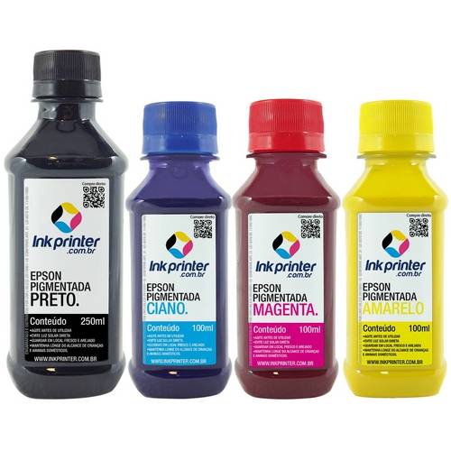 Tinta Pigmentada Inkprinter para Bulk Ink Impressora Epson - 550ml