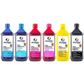 Tinta Pigmentada InkPrinter para Bulk Ink Impressora Epson (6 Litros)