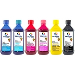 Tinta Pigmentada Inkprinter Para Bulk Ink Impressora Epson (6x500 Ml)