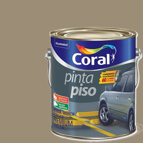 Tinta Pinta Piso Coral Concreto - Galão 3.6 Lts