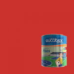 Tinta Piso Eucatex Fosca Premium Vermelho Segurança 900Ml.