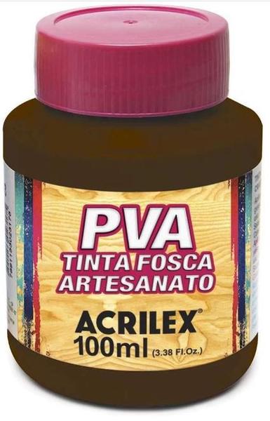 Tinta PVA Acrilex Fosca Artesanato 250 Ml Marrom 03225.0531