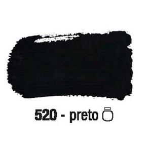 Tinta Pva Fosca para Artesanato - Acrilex-520-Preto