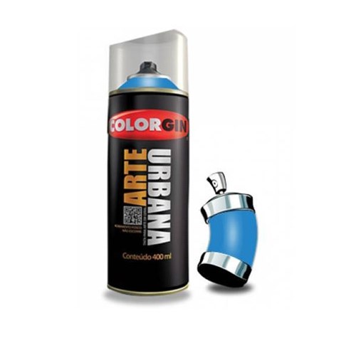 Tinta Spray 400ml Arte Urbana Azul Europeia 924 Colorgin