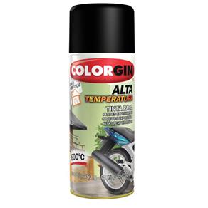Tinta Spray Alta Temperatura Colorgin Alumínio 300Ml