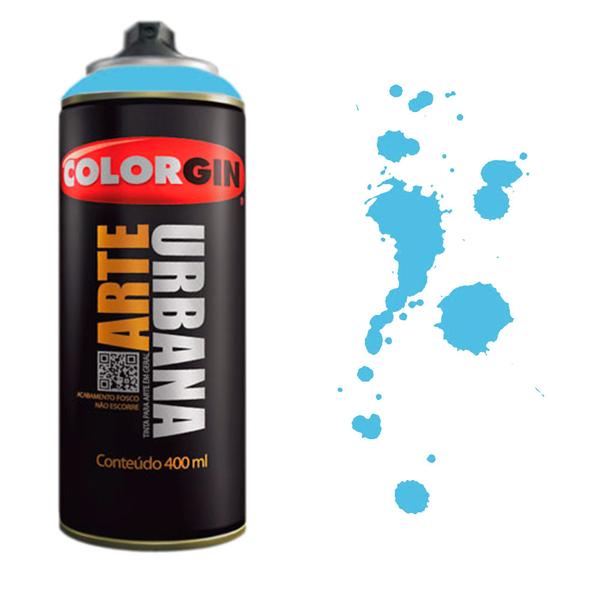 Tinta Spray Arte Urbana Colorgin 400ml Azul Celeste - 965 - COLORGIN
