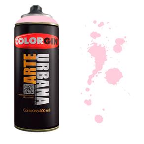 Tinta Spray Arte Urbana Colorgin 400ml Rosa Biscuit - 954