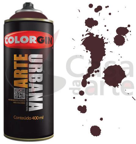 Tinta Spray Arte Urbana Colorgin 350ml Marrom Café 929 - COLORGIN