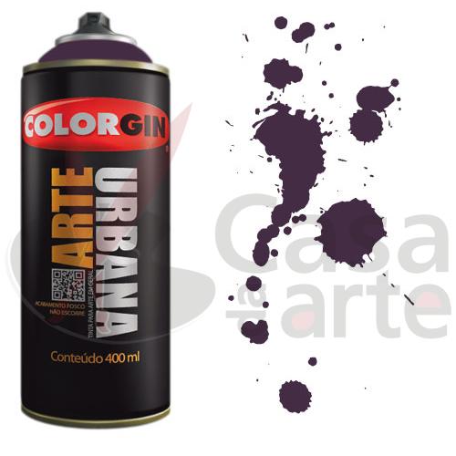 Tinta Spray Arte Urbana Colorgin 350ml Roxo Beterraba 904