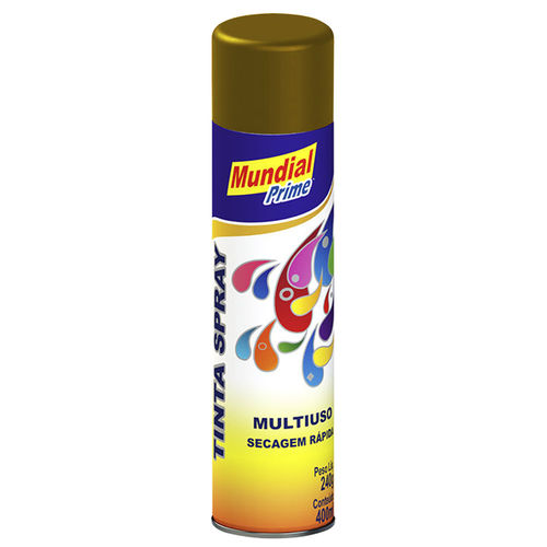 Tinta Spray Automotiva Uso Geral 400ml - Dourado