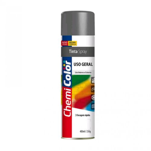 Tinta Spray Chemicolor Uso Geral Grafite 400ml