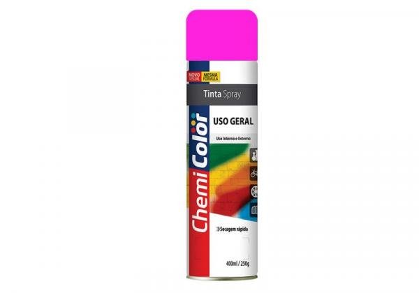 Tinta Spray ChemiColor Uso Geral Rosa 400ml