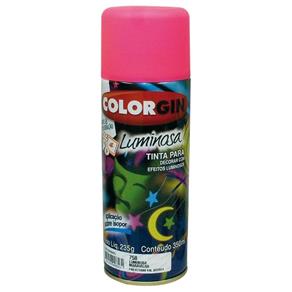 Tinta Spray Colorgin Decor Luminosa Maravilha Pink Rosa Cod 758