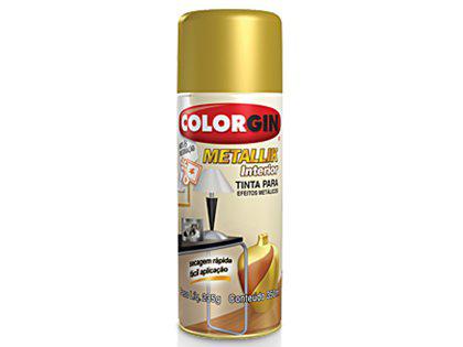 Tinta Spray Colorgin Metallik 052 Ouro
