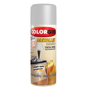 Tinta Spray Colorgin Metallik 350 Ml Cromado - 051