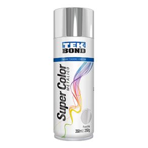 Tinta Spray Cromado Metalico 350ml - Tekbond