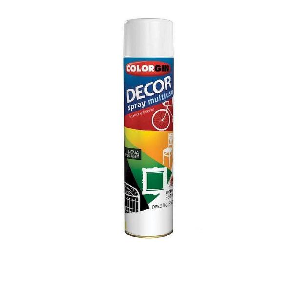 Tinta Spray Decor Branco Brilhante 360ml - Colorgin