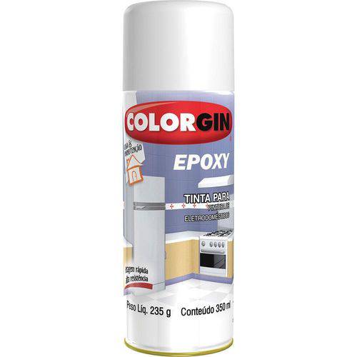 Tinta Spray Epoxy Branco 350ml - COLORGIN