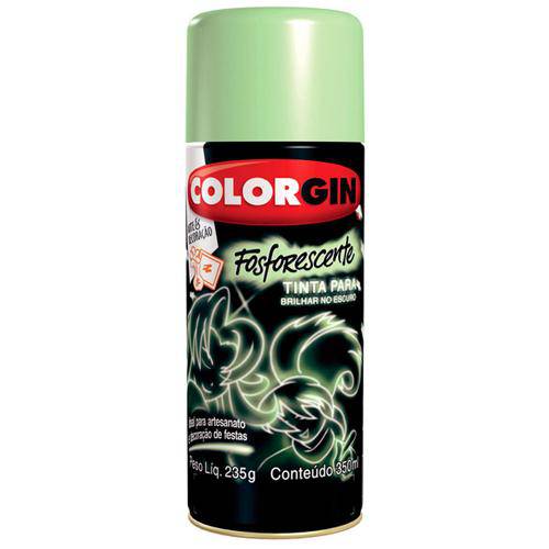 Tinta Spray Fosforescente Colorgin 350ml
