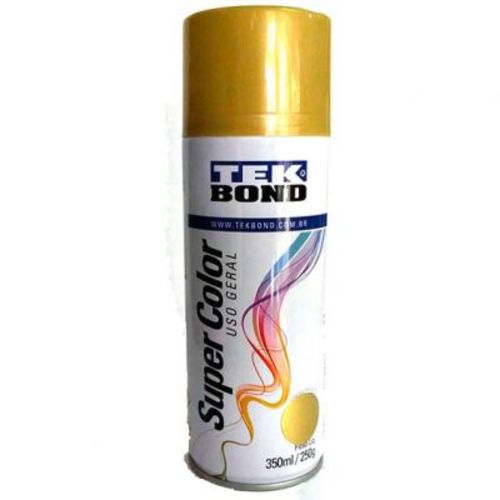 Tinta Spray Metalica Ouro Tekbond 350ml