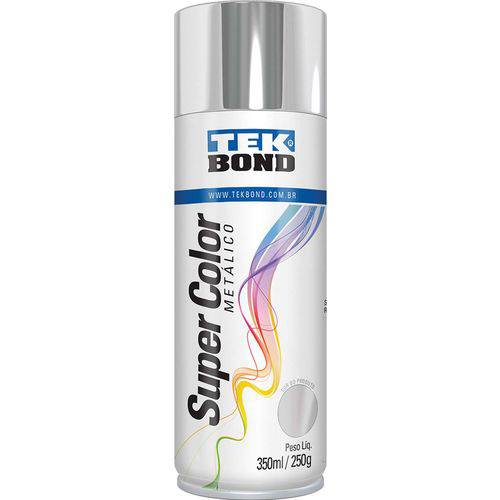 Tinta Spray Metalico Cromado 350ml/250g Tekbond Unidade