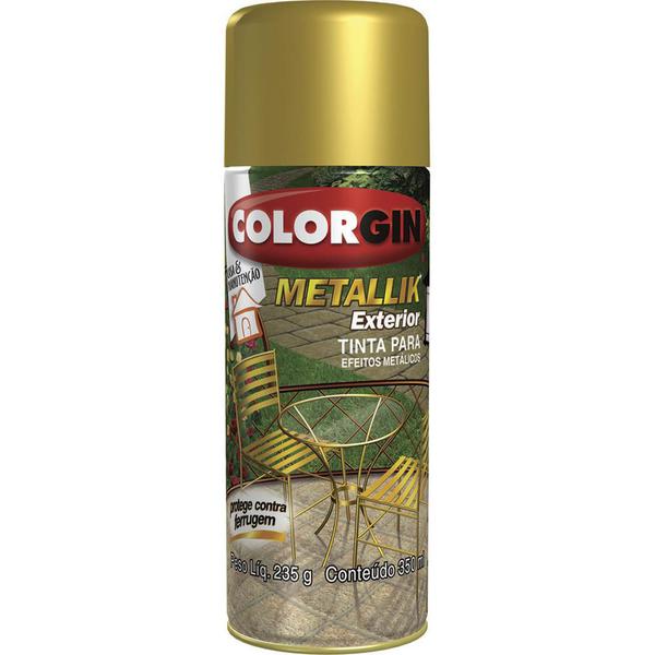 Tinta Spray Metallik Cromado 350ml - Colorgin