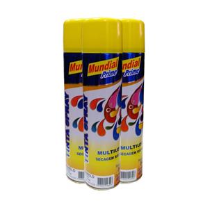 Tinta Spray Mundial Prime Amarelo 400Ml