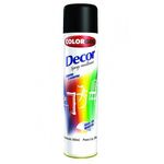 Tinta Spray Preto 360 Ml - 250 Gr Fosco - Decor Colorgin