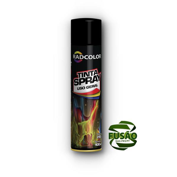Tinta Spray Preto Brilhante 400ml-rc2101-rc2101 Rc2101 - Radnaq